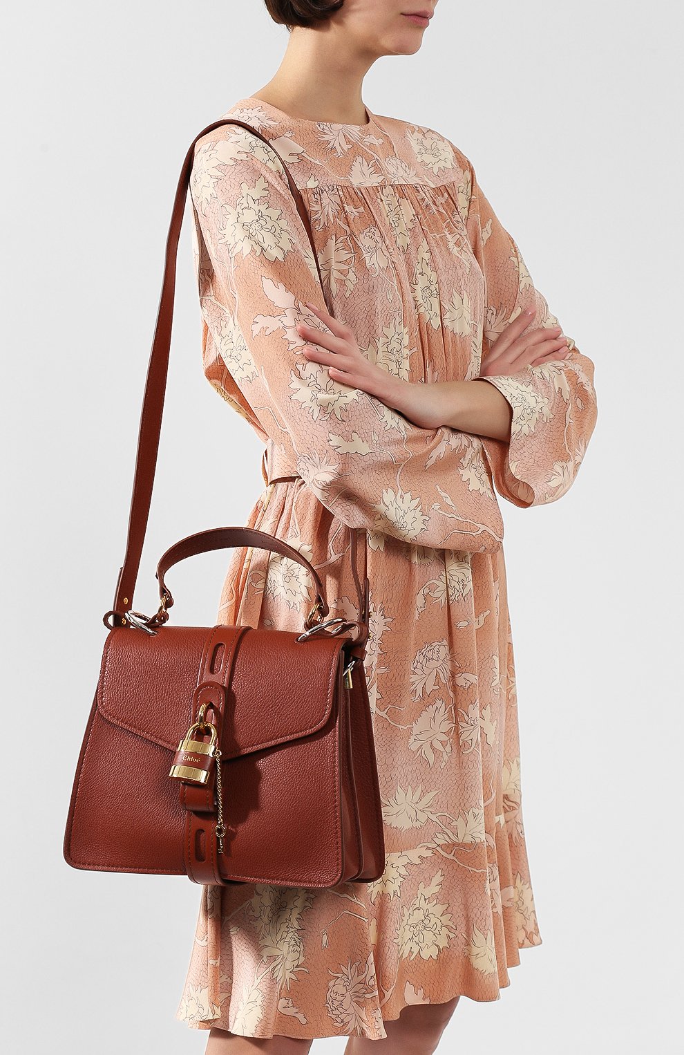 Сумка aby medium CHLOÉ, арт. CHC19WS188B71, фото 5