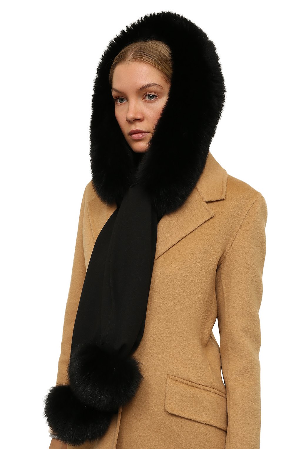Капюшон с отделкой из песца VICTORIA KUSENKOVA, арт. 199305002548, фото 2