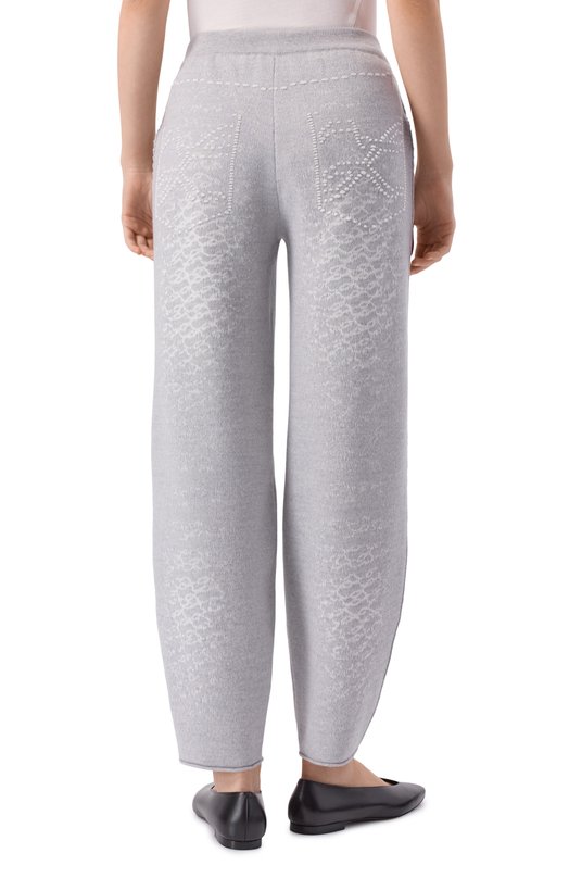 Брюки из шерсти и хлопка AND the brand W26-P074-1202-901 Серый  W26-P074-1202-901 Фото 4