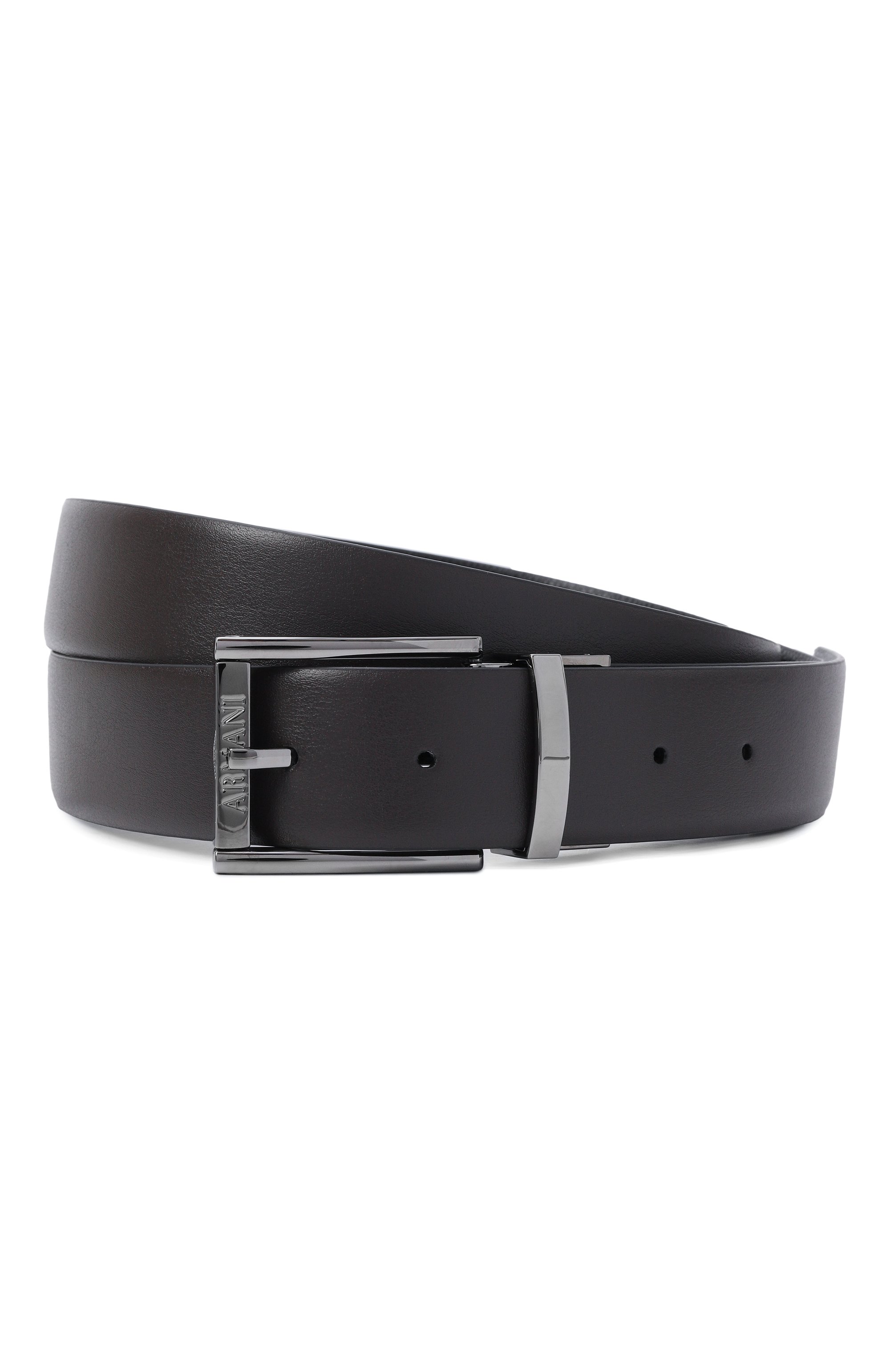 Двусторонний ремень EMPORIO ARMANI черного цвета по цене 36950 руб., арт. Y4S071/YKL1J, фото 4 Двусторонний ремень EMPORIO ARMANI, арт. Y4S071/YKL1J, фото 4