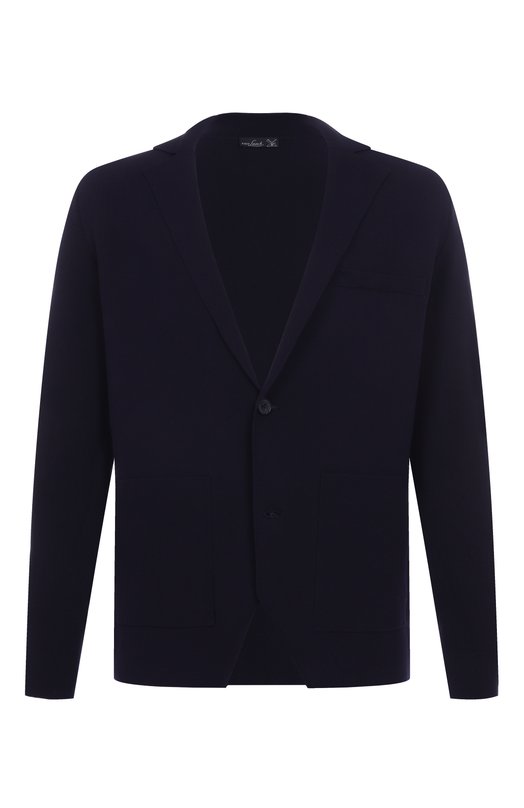 Хлопковый кардиган Van Laack VL-SATIM0S-XX/S00194 Синий VL-SATIM0S-XX/S00194
