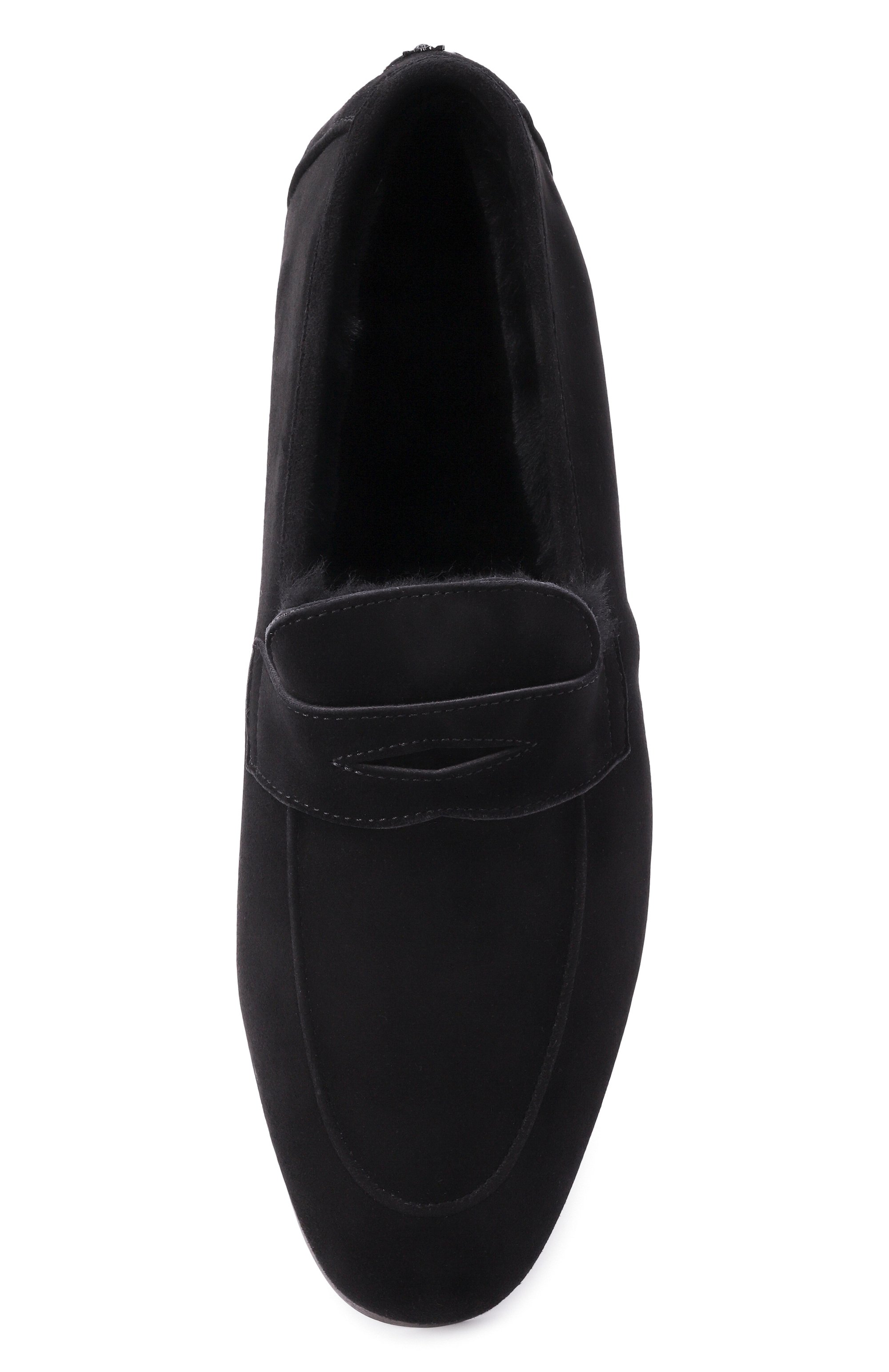 Замшевые пенни-лоферы BOUGEOTTE, арт. FLS-SUCSVK/SHEAINP-BLACK, фото 6