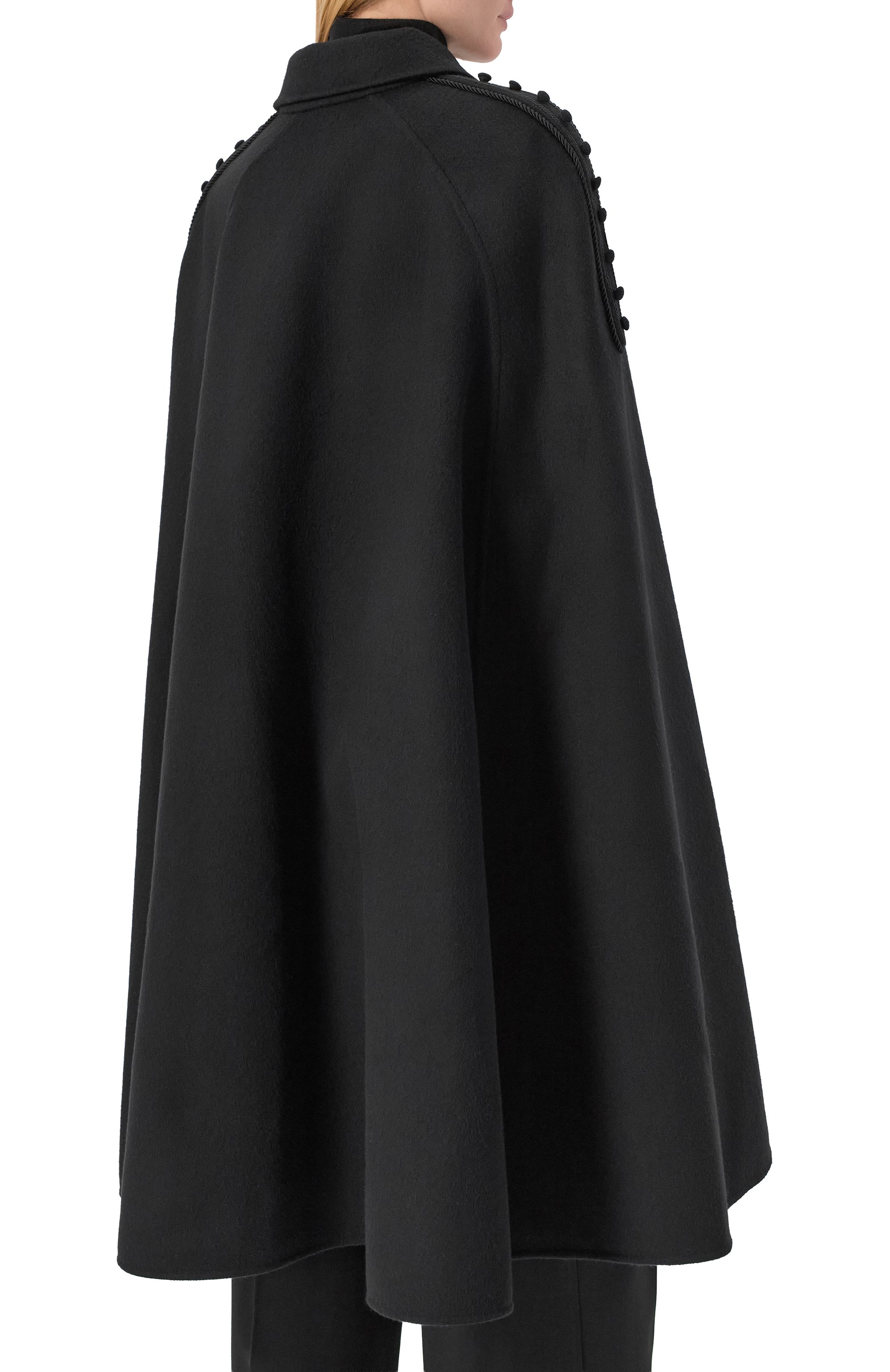 Шерстяной кейп ELIE SAAB, арт. J0178EF25W0003, фото 4