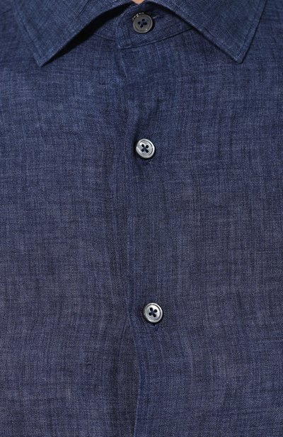 Льняная рубашка ZEGNA, арт. UUX38/SRF5, фото 5