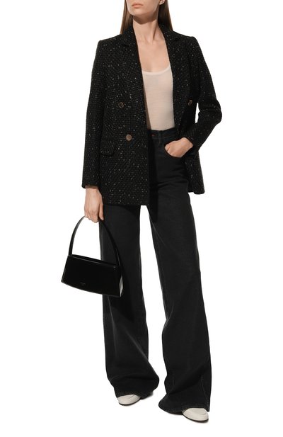 Жакет из вискозы SEVEN LAB черного цвета по цене 28350 руб., арт. JK tw pearl black, фото 2 Жакет из вискозы SEVEN LAB, арт. JK tw pearl black, фото 2