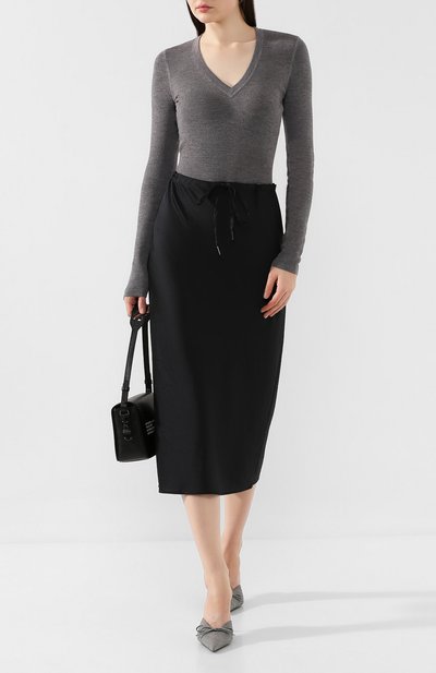 Шерстяной пуловер ALEXANDERWANG.T серого цвета по цене 29950 руб., арт. 4KC2191076, фото 2 Шерстяной пуловер ALEXANDERWANG.T, арт. 4KC2191076, фото 2