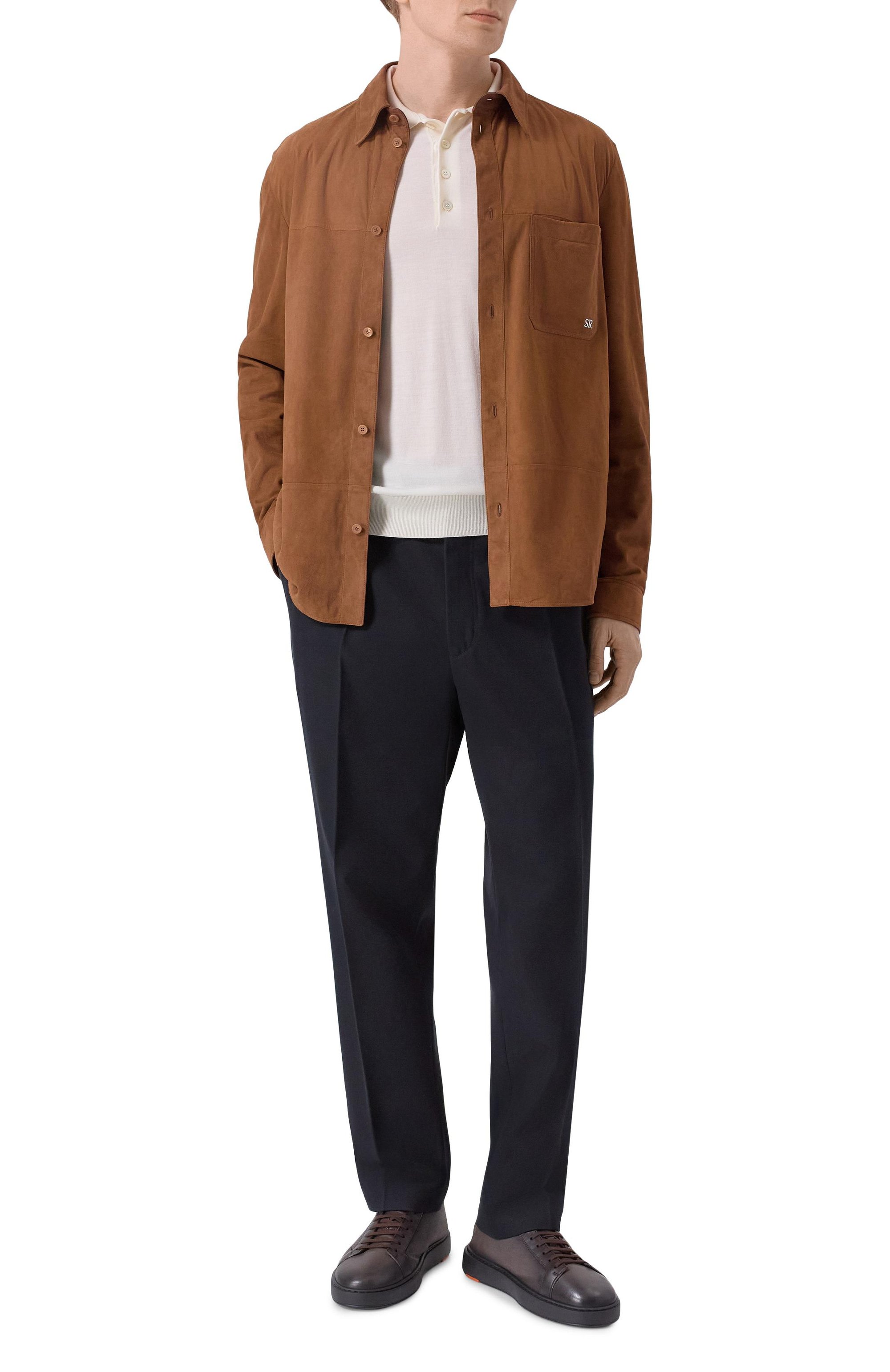 Шерстяное поло MVST белого цвета по цене 138500 руб., арт. M0-M25.1MM.K401/62-66, фото 2 Шерстяное поло MVST, арт. M0-M25.1MM.K401/62-66, фото 2