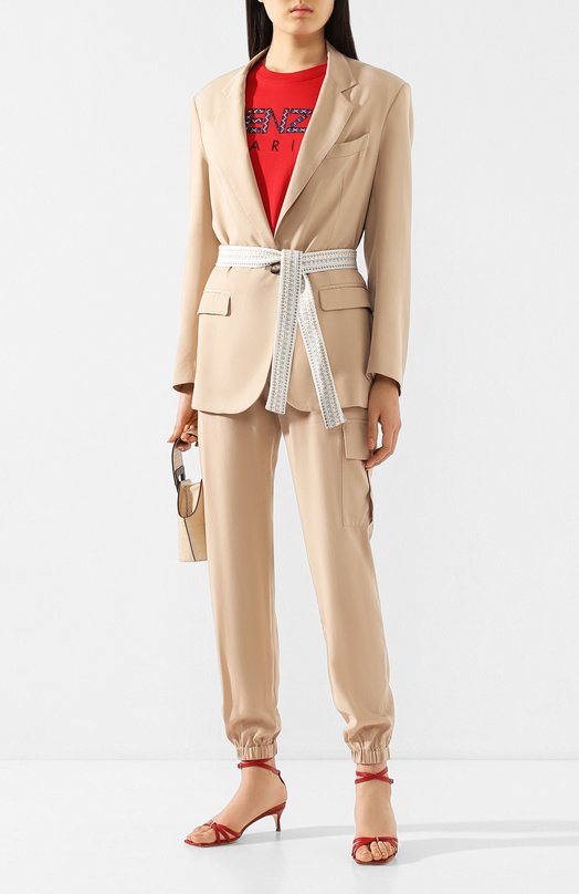 Жакет с  поясом Forte Dei Marmi Couture 20SF5407 Бежевый  20SF5407 Фото 2