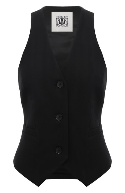 Женский жилет из шерсти и вискозы BORNE BOURGEOIS, арт. SW-JL-BO-1013