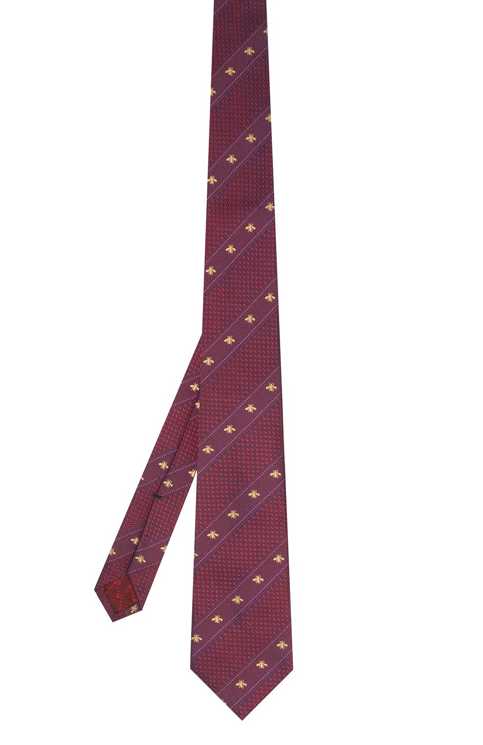 Шелковый галстук GUCCI бордового цвета по цене 28800 руб., арт. 451528/4E002, фото 2 Шелковый галстук GUCCI, арт. 451528/4E002, фото 2