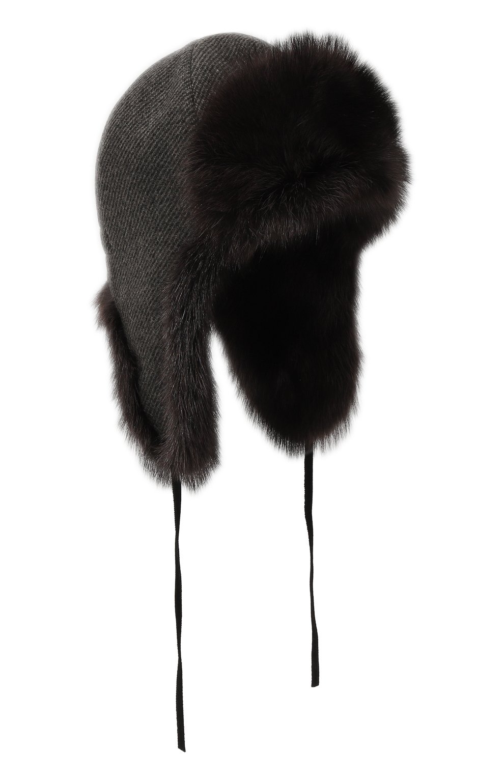 Шапка-ушанка бруклин с отделкой из меха фишера FURLAND, арт. 0130909710005300068, фото 1