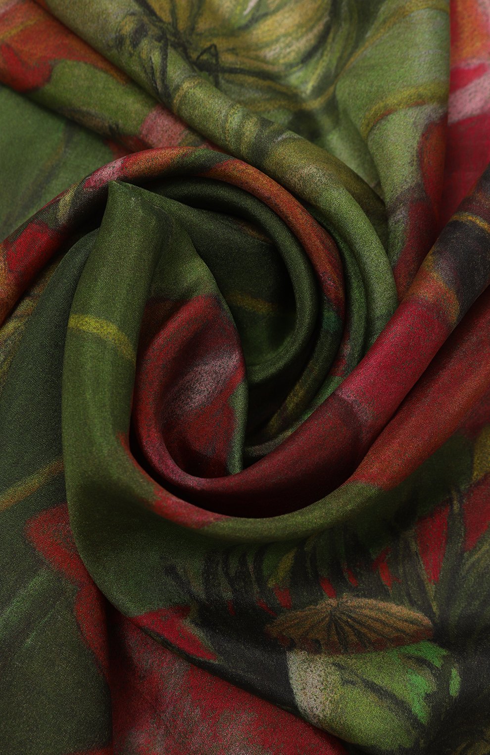 Шелковый платок маки GOURJI, арт. T23POP7R/1, фото 3