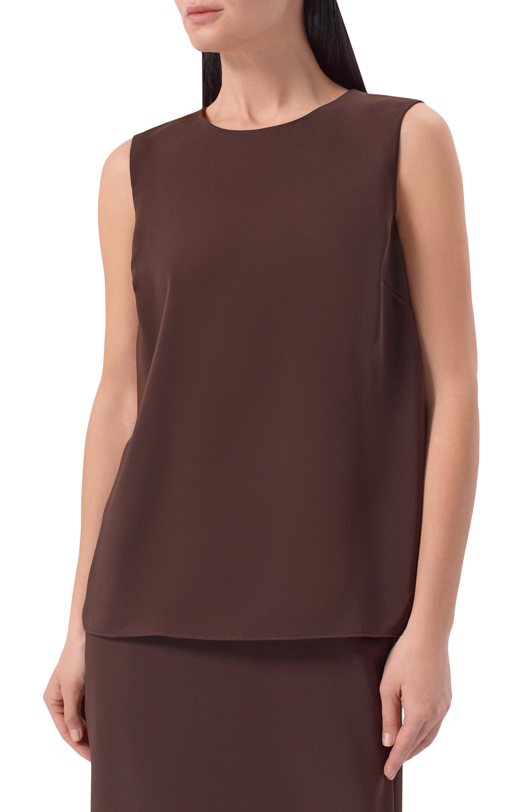 Топ P.A.R.O.S.H. коричневого цвета по цене 34200 руб., арт. D312429/PANTY26, фото 3 Топ P.A.R.O.S.H., арт. D312429/PANTY26, фото 3