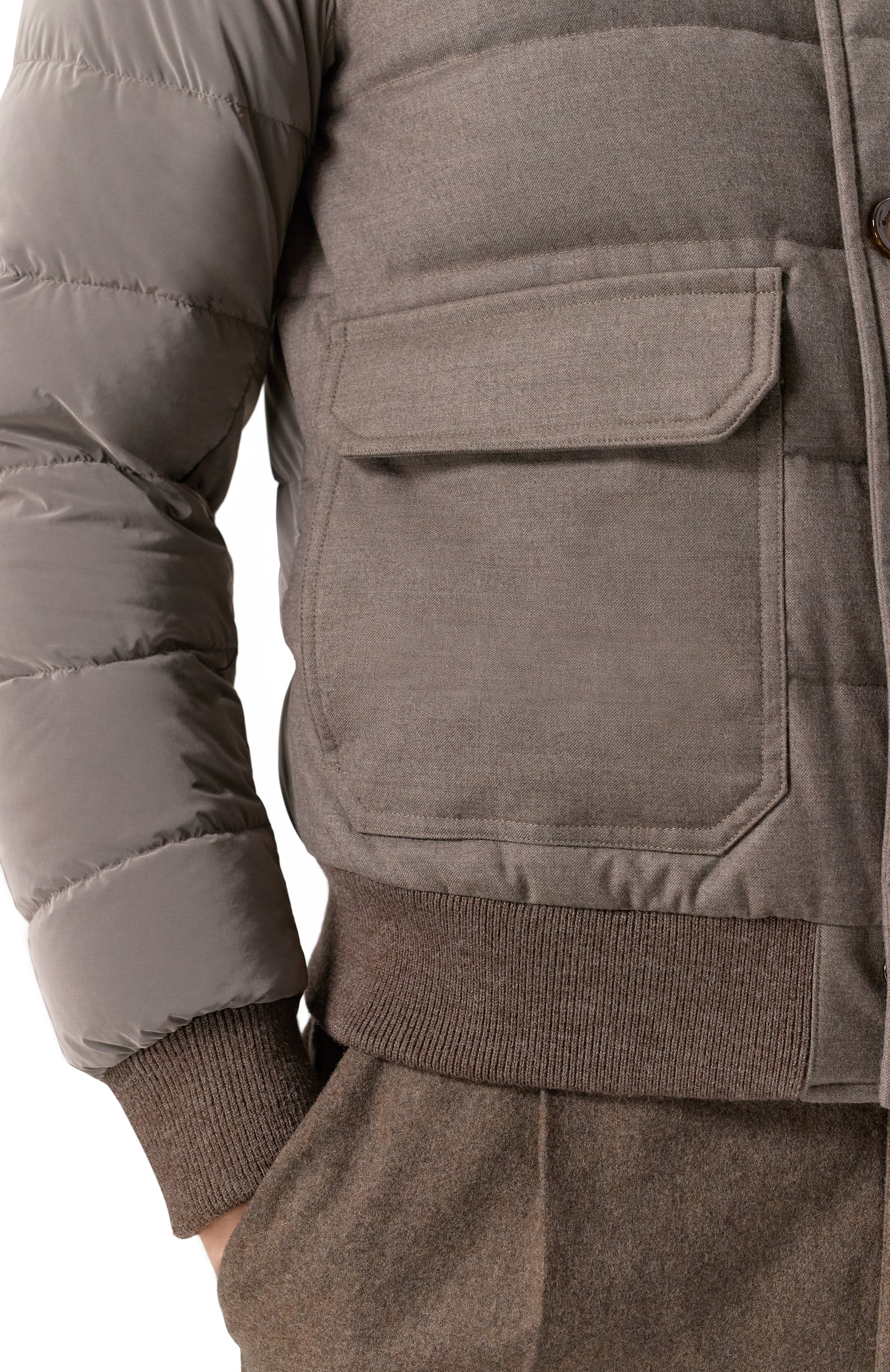 Бомбер fantoni-osl с отделкой из овчины MOORER, арт. FANT0NI/0SL, фото 5