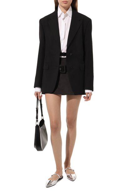 Кожаные сабо PRADA, арт. 1F534L-3AU1-F0118-015, фото 2