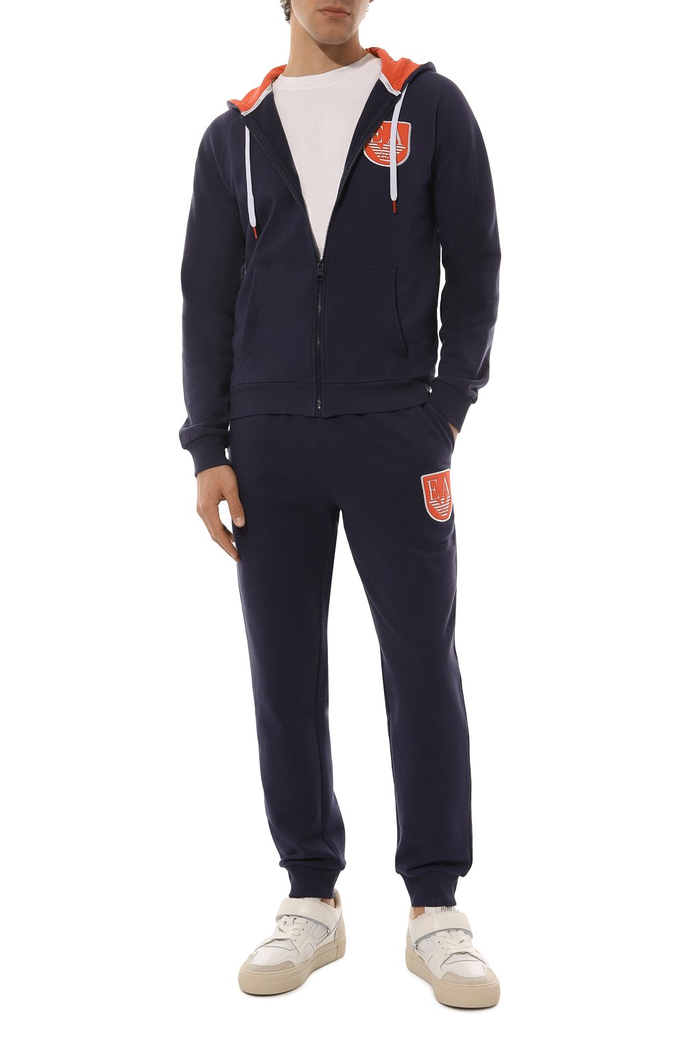 Хлопковые джоггеры EMPORIO ARMANI, арт. 111690/3R573/48336, фото 2