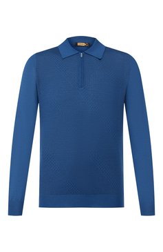 Поло из смеси кашемира и шелка ZILLI, арт. MBS-PZ112-JACQ1/ML01, фото 1