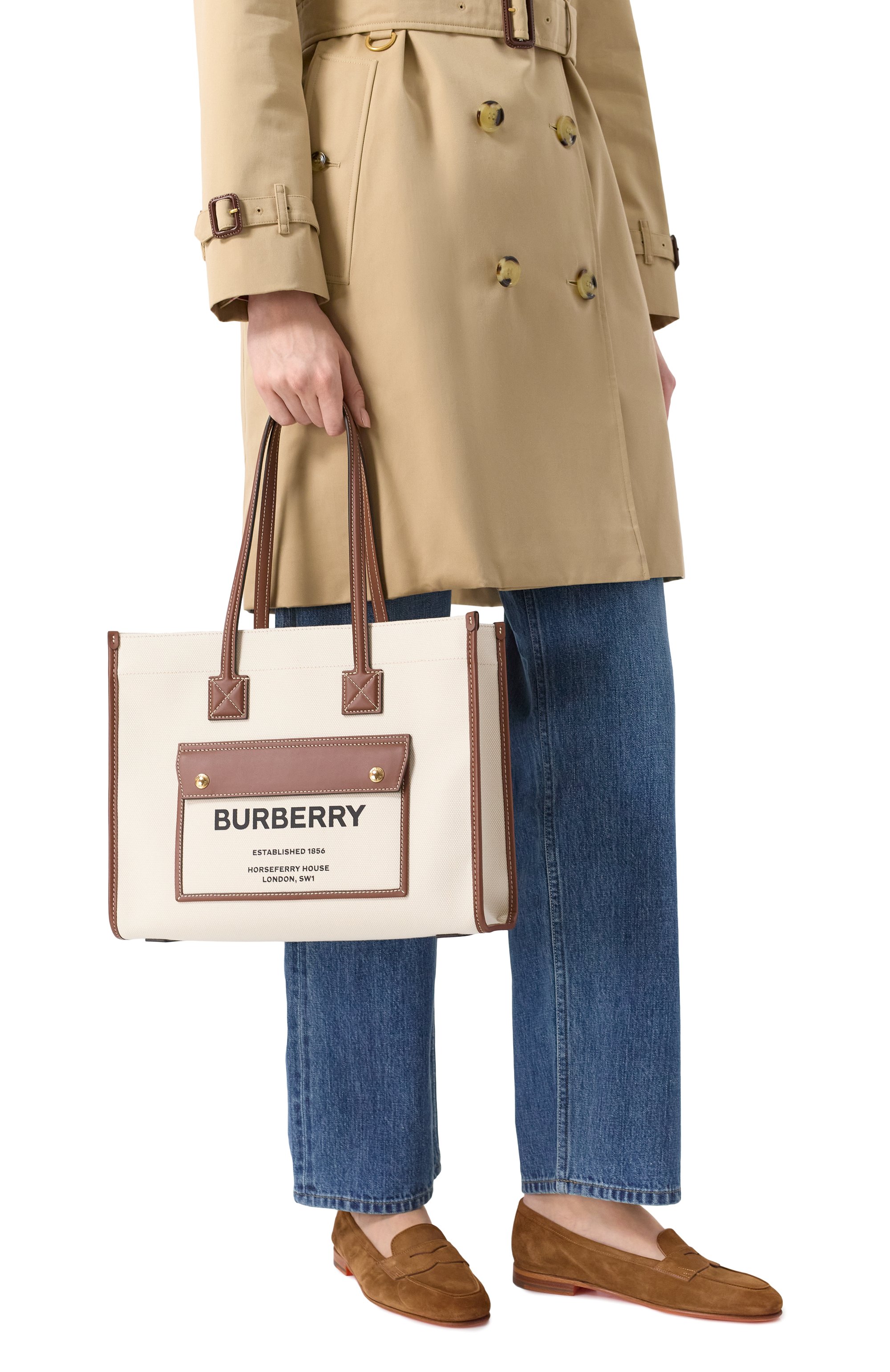 Сумка-тоут freya small BURBERRY, арт. 8044138, фото 2
