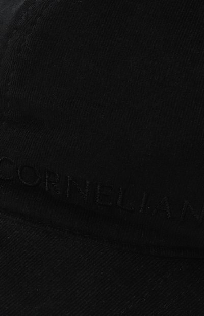 Вельветовая бейсболка CORNELIANI черного цвета по цене 26300 руб., арт. 940508-9429205, фото 3 Вельветовая бейсболка CORNELIANI, арт. 940508-9429205, фото 3