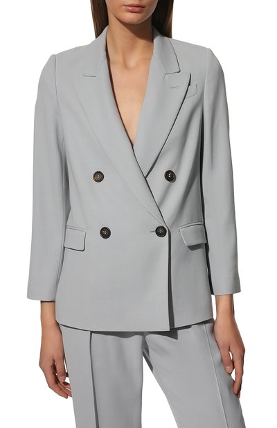 Жакет из вискозы и шелка BRUNELLO CUCINELLI, арт. MB0452294, фото 3