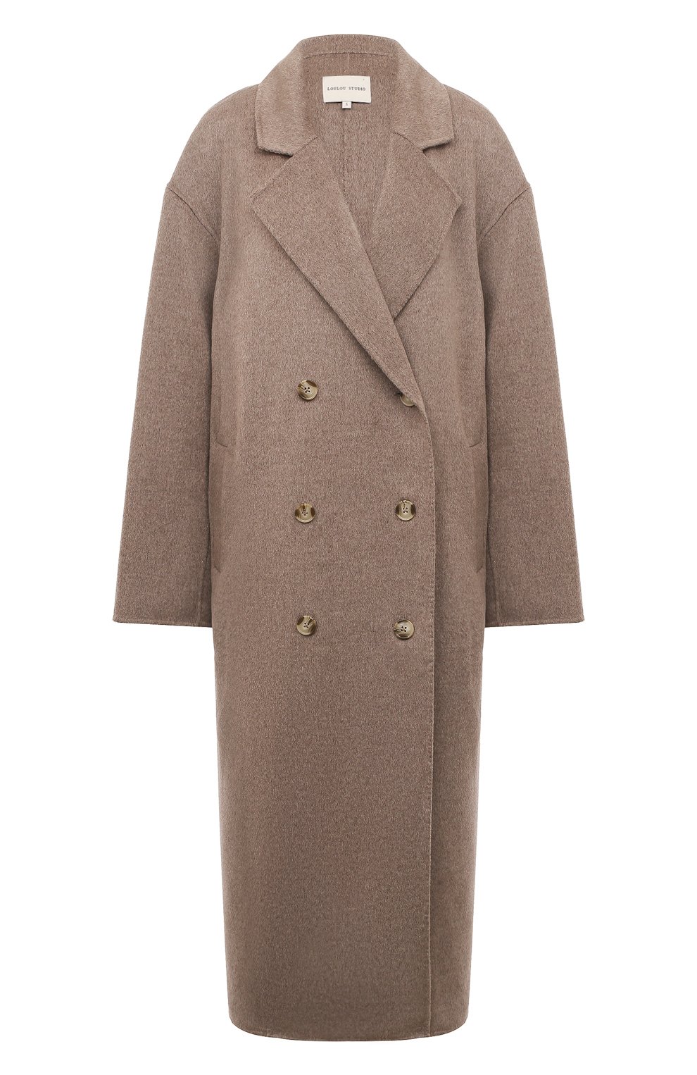 Пальто из шерсти и кашемира LOULOU DE SAISON бежевого цвета по цене 79150 руб., арт. B0RNE0, фото 1 Пальто из шерсти и кашемира LOULOU DE SAISON, арт. B0RNE0, фото 1