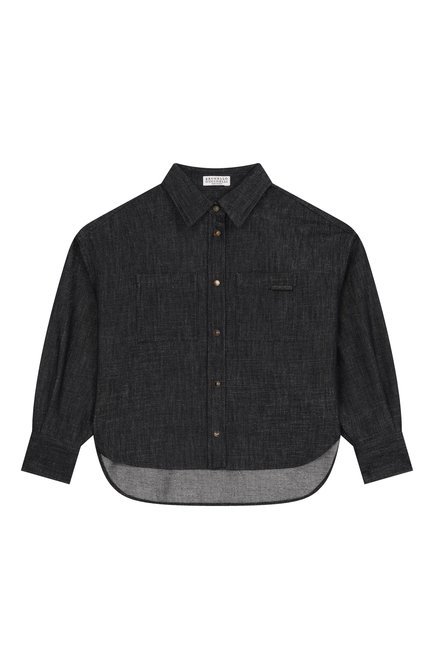 Джинсовая рубашка BRUNELLO CUCINELLI, арт. BB148C404A