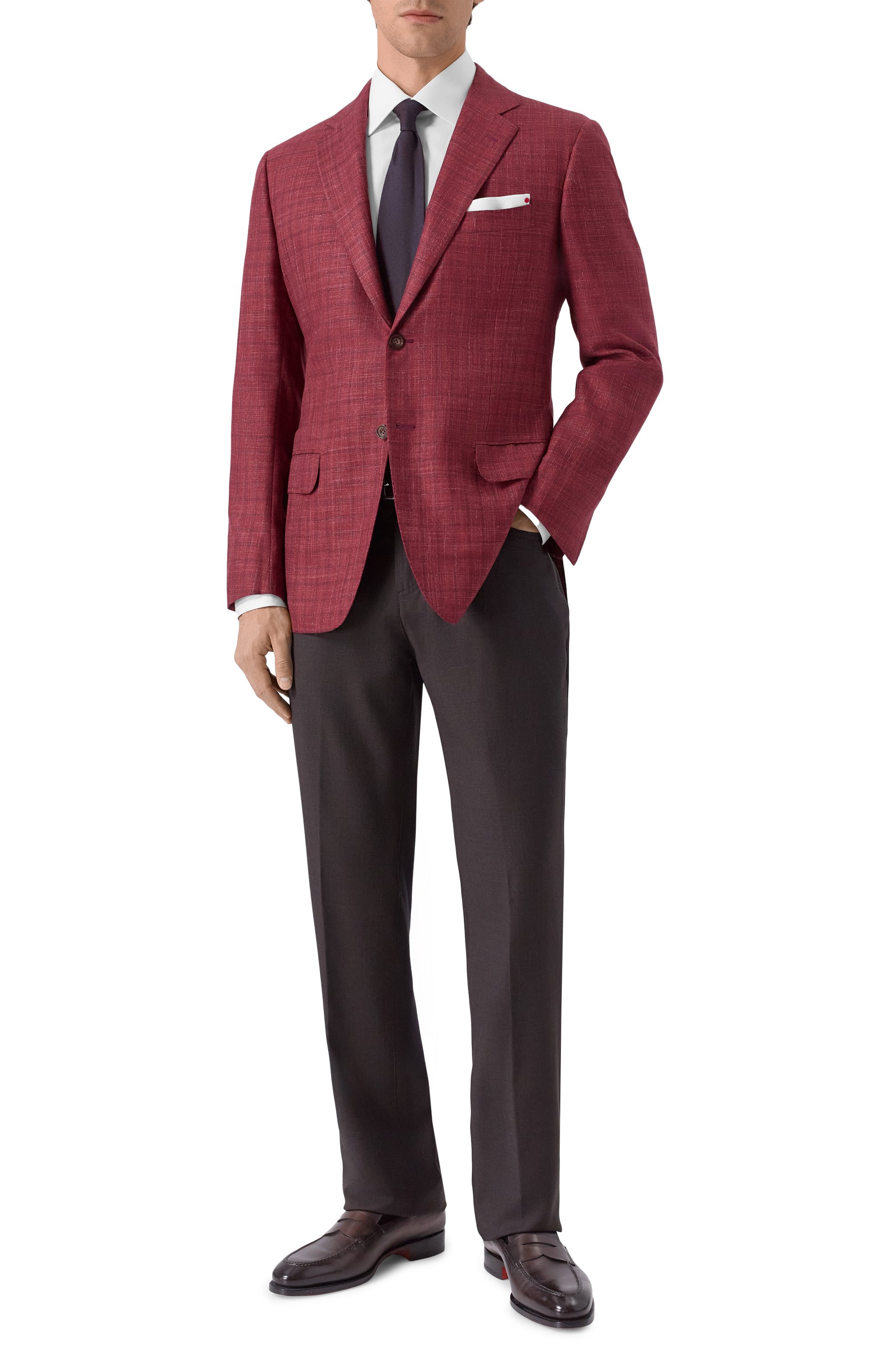 Пиджак из кашемира и шелка KITON, арт. UG81K06R08, фото 2