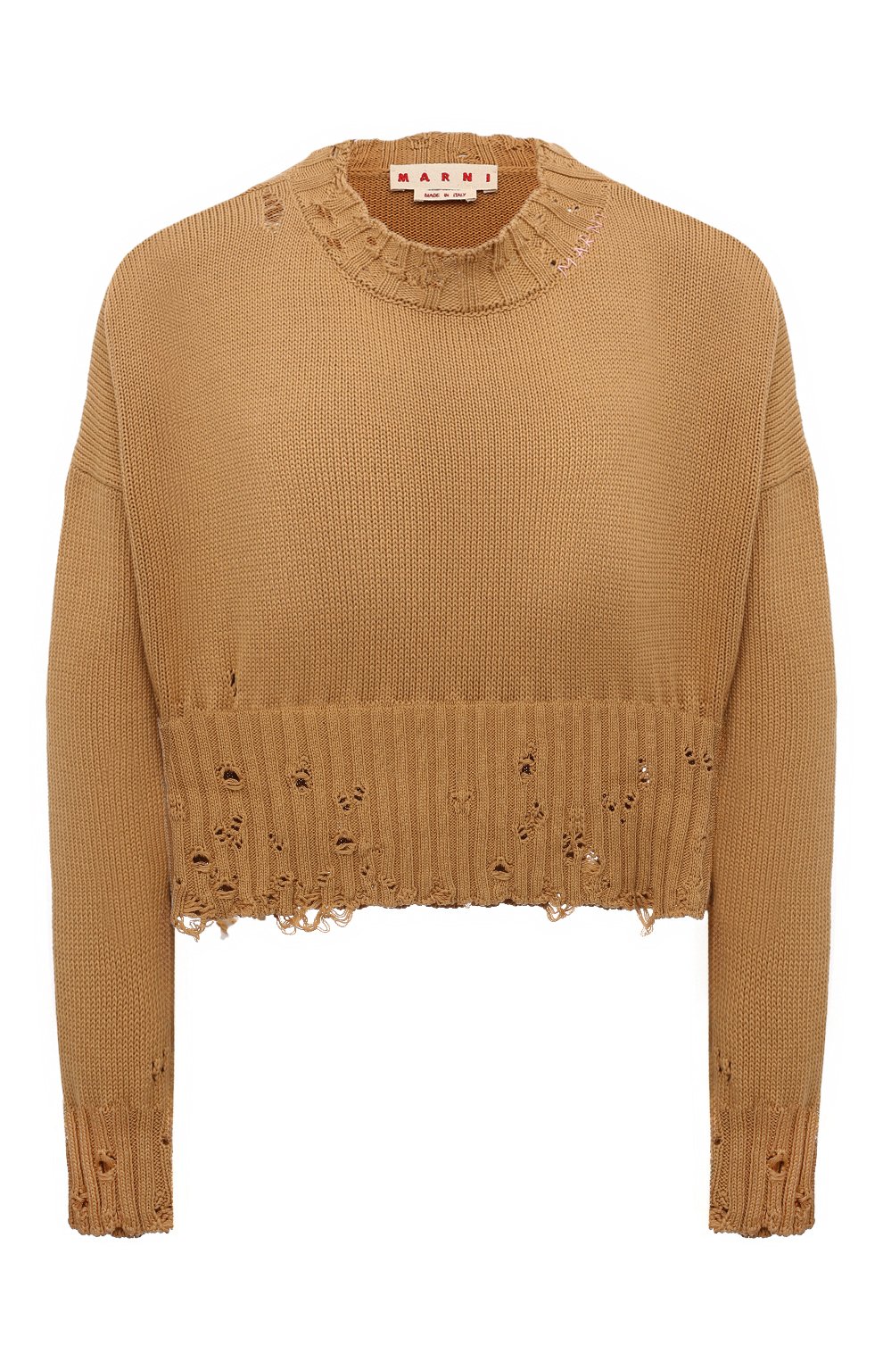 Хлопковый свитер MARNI, арт. GCMD0276A1/UFC652, фото 1