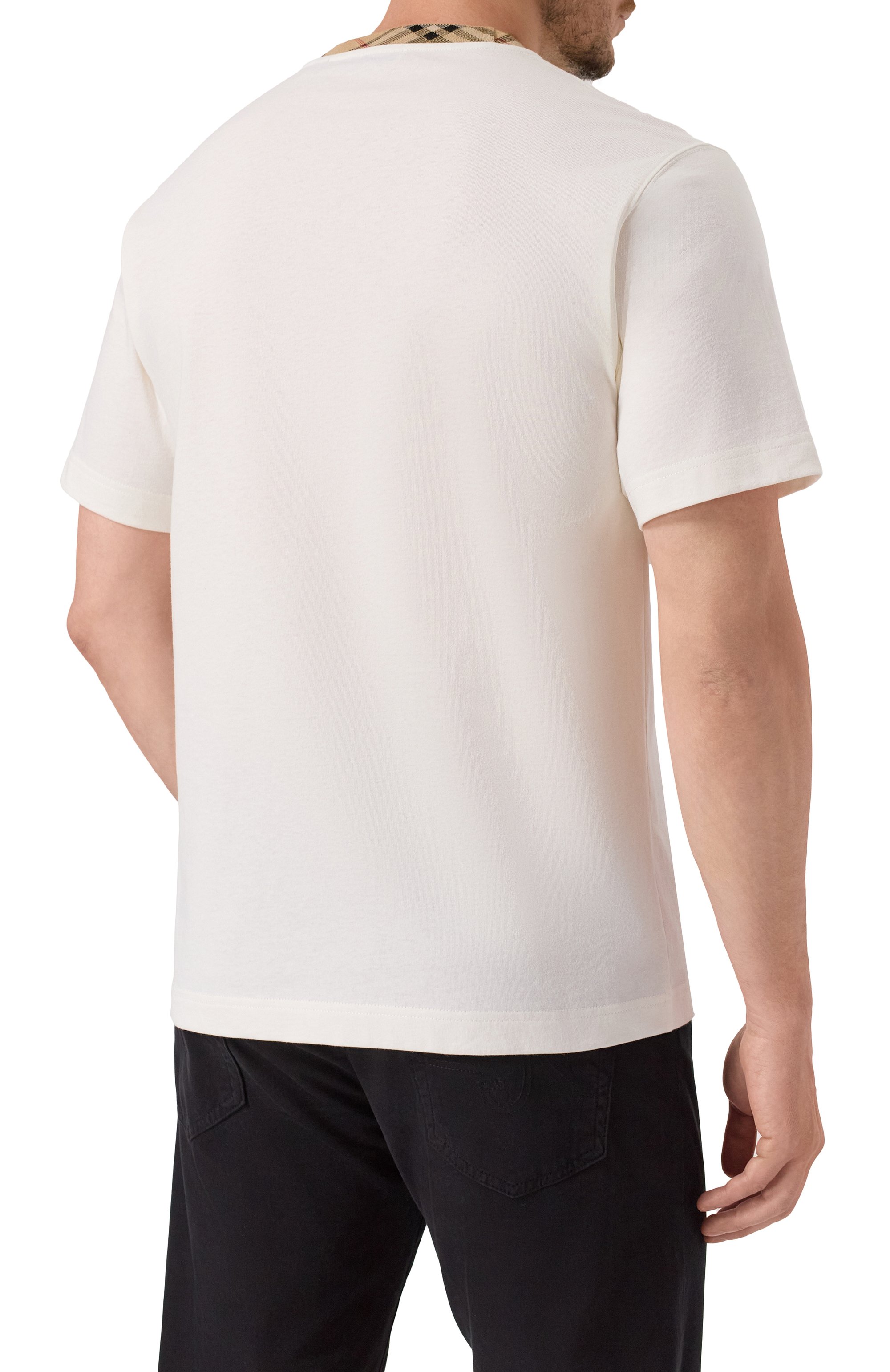 Хлопковая футболка BURBERRY, арт. 8110100, фото 4