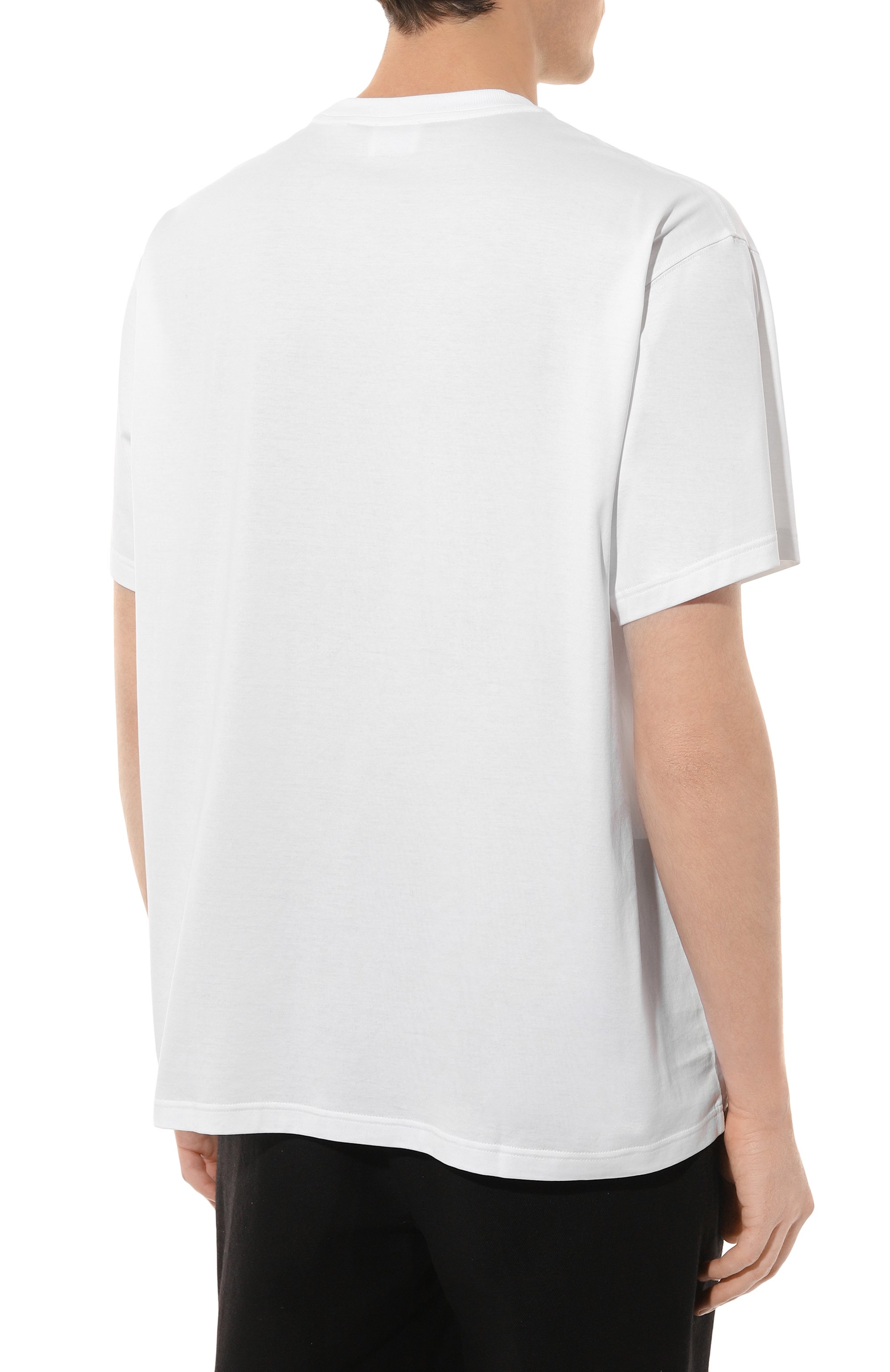 Хлопковая футболка BURBERRY, арт. 8084781, фото 4