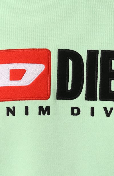 Хлопковый свитшот с принтом DIESEL, арт. 00SHEP/0CATK, фото 5