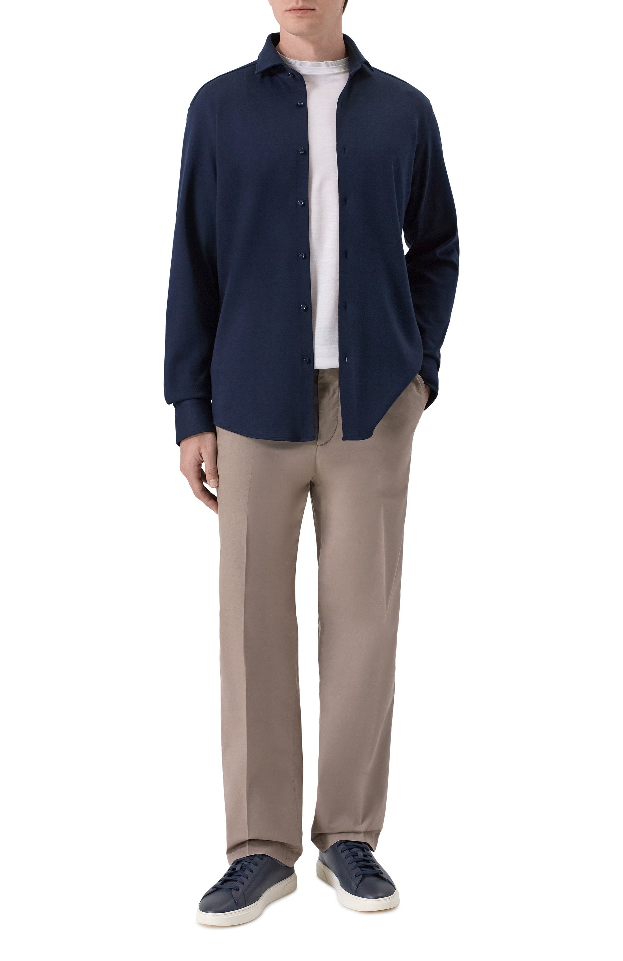 Хлопковая рубашка BOSS, арт. 50556854, фото 2