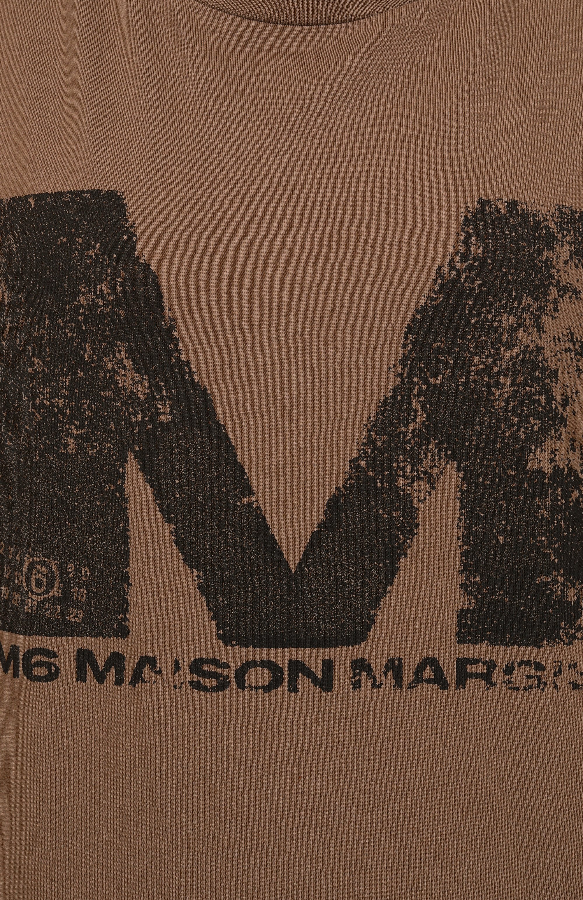 Хлопковая футболка MM6, арт. S52GC0342/S24312, фото 6