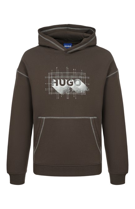 Мужской хлопковое худи HUGO BLUE, арт. 50553506