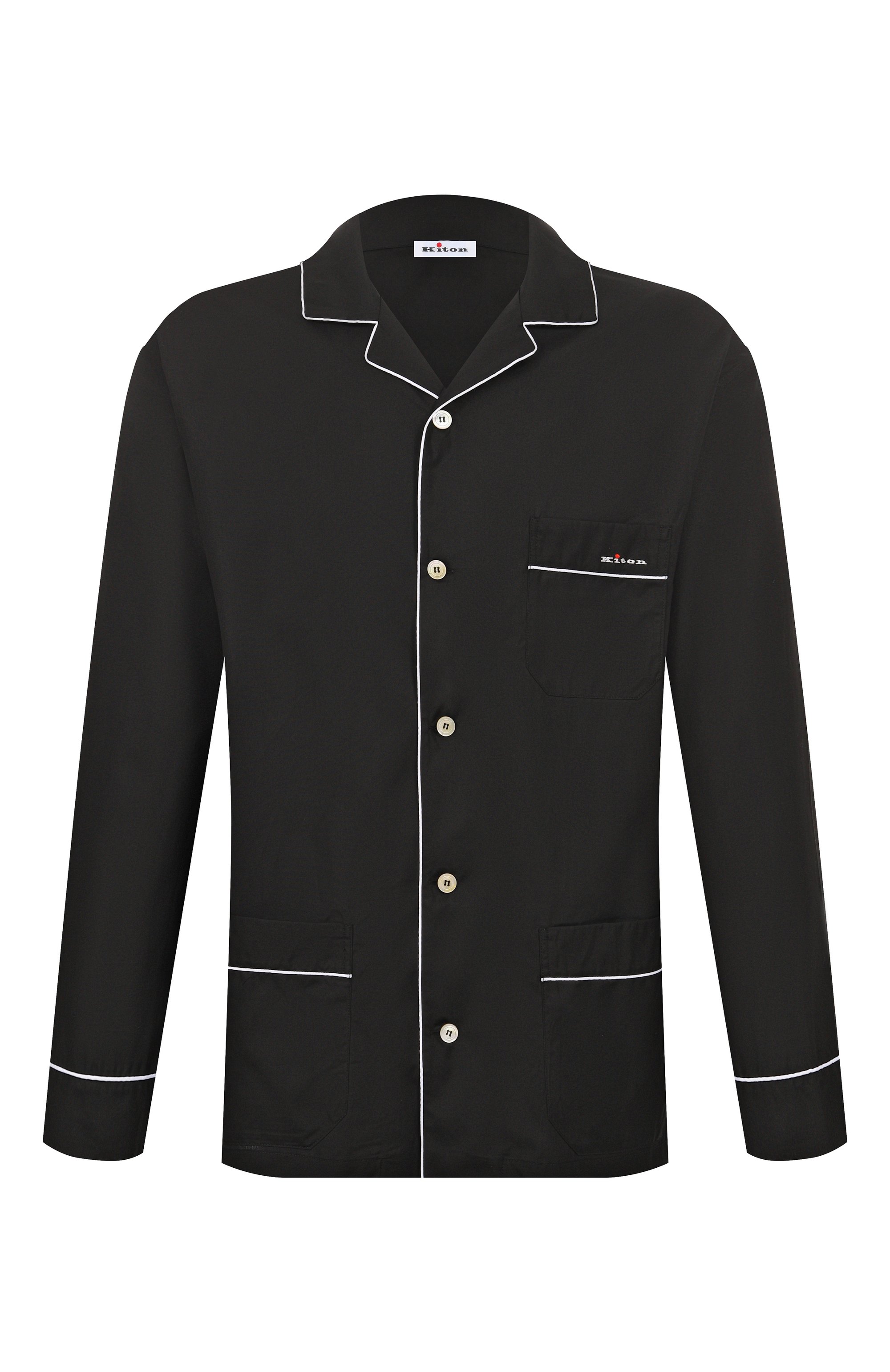 Хлопковая сорочка KITON, арт. UNWM011K0244H02, фото 1