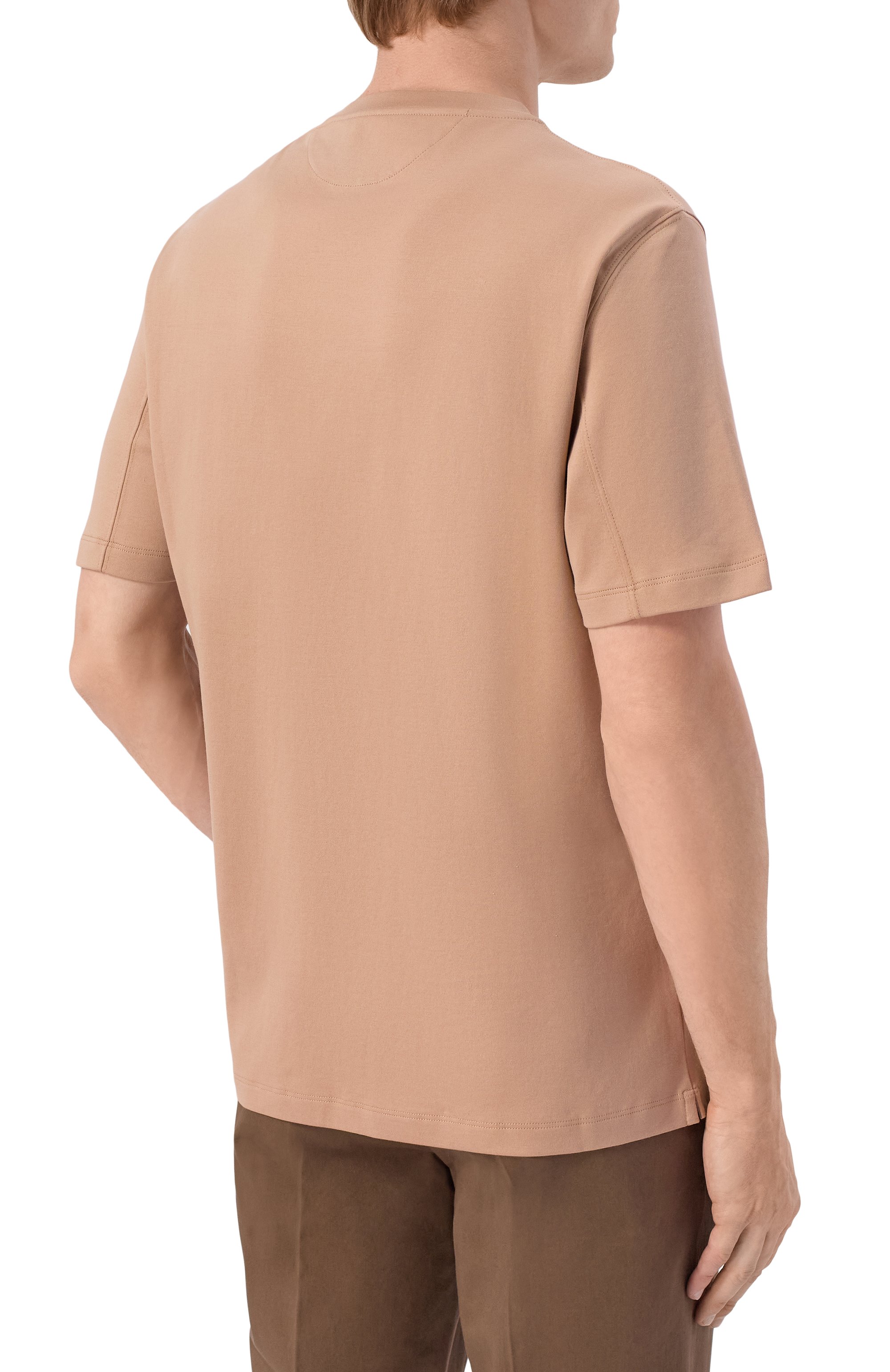 Хлопковая футболка BRUNELLO CUCINELLI, арт. ML8248521P, фото 4