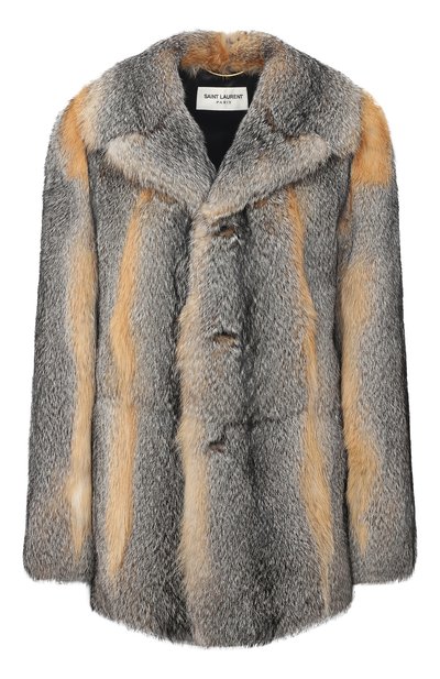 Шуба из меха лисы SAINT LAURENT, арт. 648337/Y7RG2, фото 1