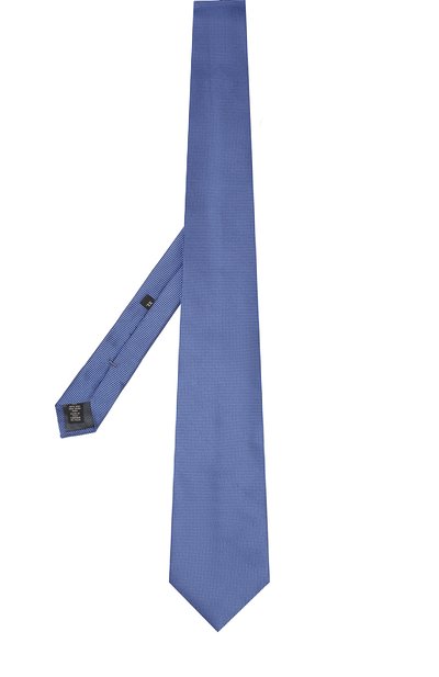 Шелковый галстук ZEGNA синего цвета по цене 23700 руб., арт. Z4D01/1XW, фото 2 Шелковый галстук ZEGNA, арт. Z4D01/1XW, фото 2