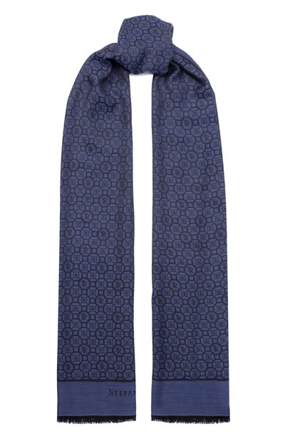 Мужской шарф из шелка и кашемира STEFANO RICCI, арт. MWA4300020/7442