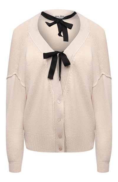 Кашемировый кардиган MIU MIU, арт. MMC081-1LBC-F0018, фото 1