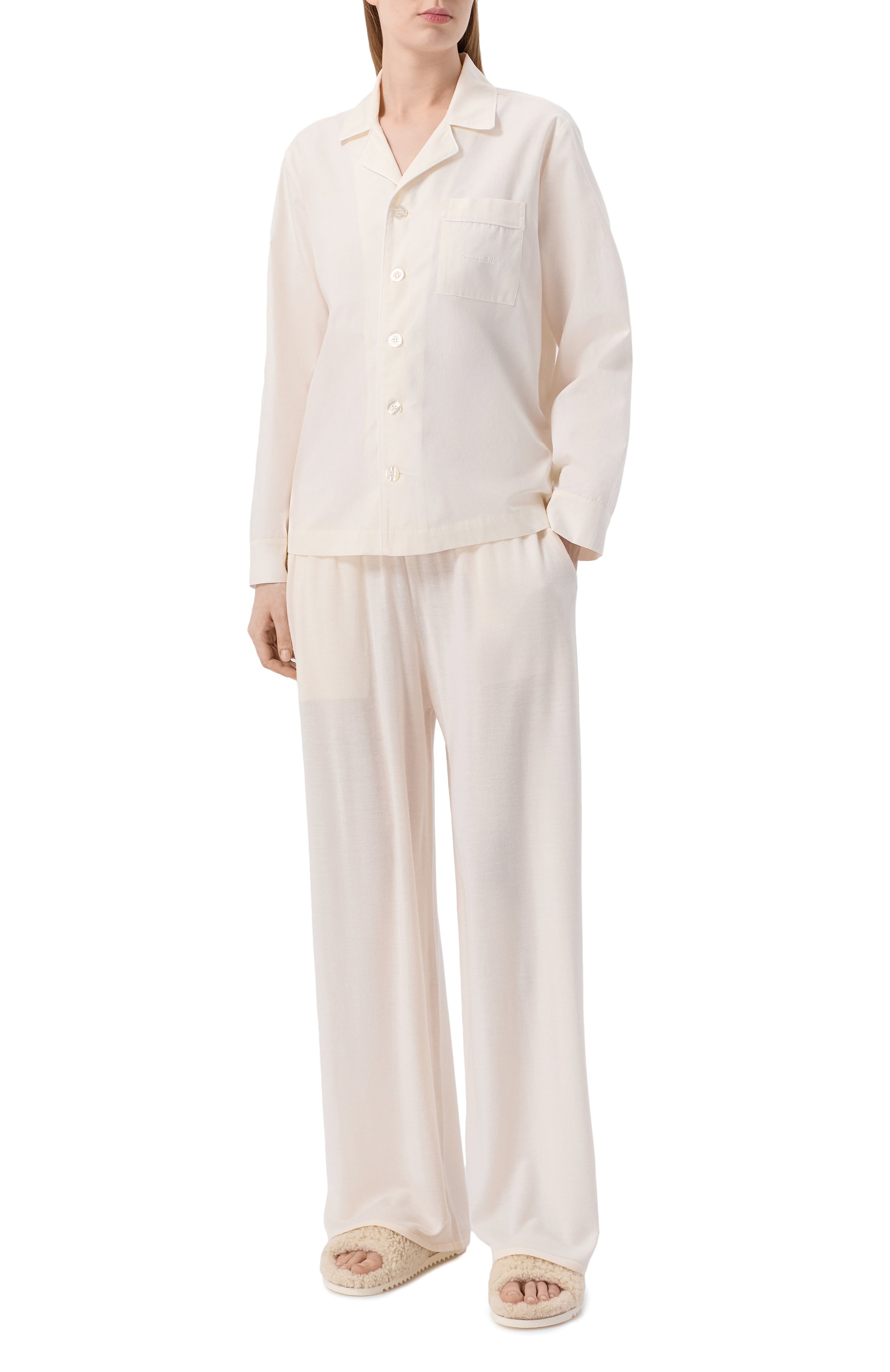 Хлопковая рубашка SPORTY AND RICH, арт. PJ1013CA, фото 2