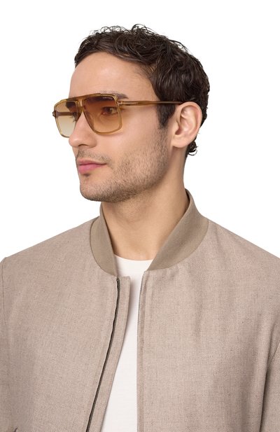 Солнцезащитные очки TOM FORD оранжевого цвета по цене 48900 руб., арт. TF1177 39F, фото 2 Солнцезащитные очки TOM FORD, арт. TF1177 39F, фото 2