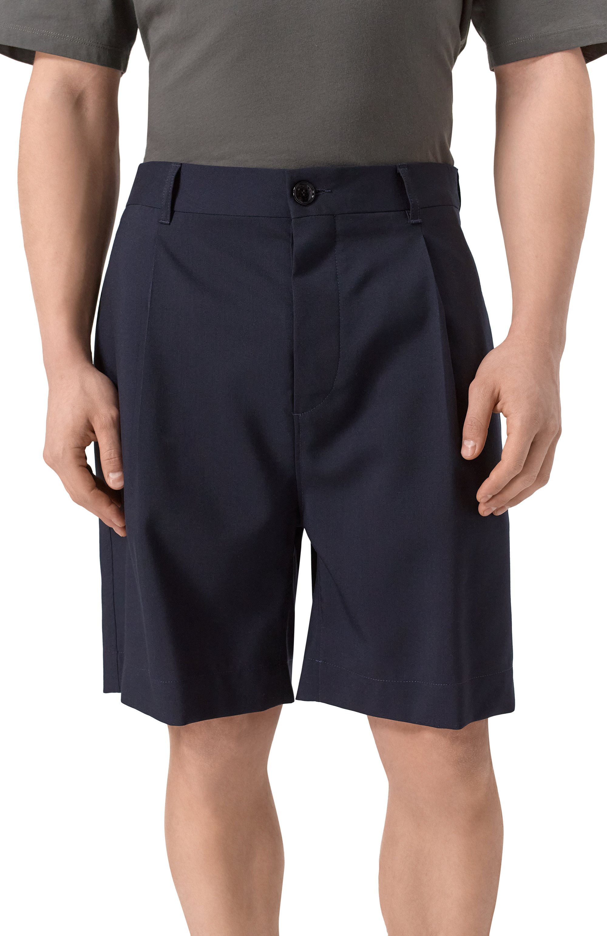 Шерстяные шорты MARNI, арт. PUMU0289A0/TW839, фото 3