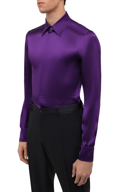 Шелковая сорочка DOLCE & GABBANA, арт. G5JG0T/FU1UU, фото 3