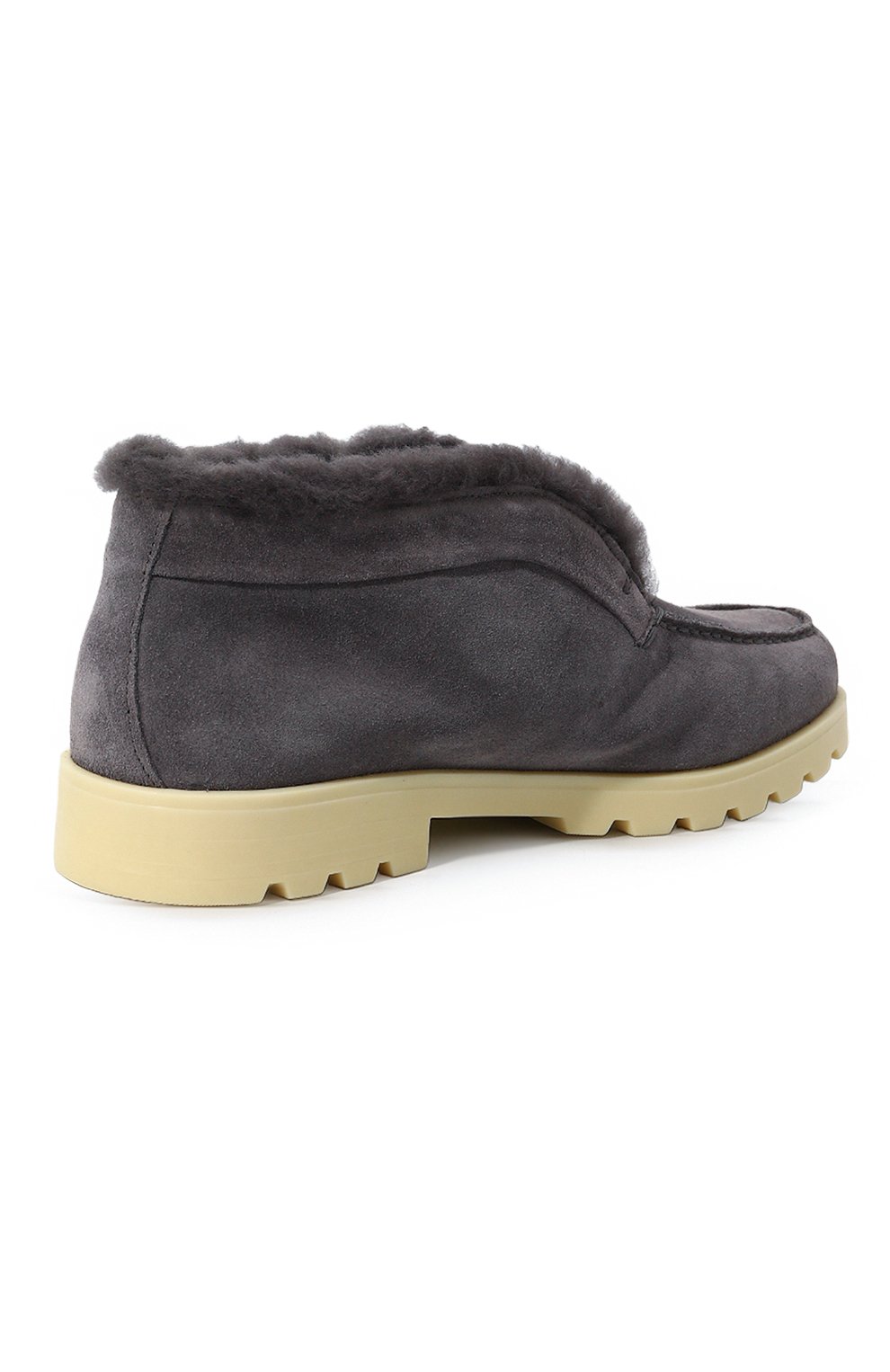 Замшевые ботинки yalta SANTONI серого цвета по цене 79950 руб., арт. WUDR58457TIRAPFR, фото 5 Замшевые ботинки yalta SANTONI, арт. WUDR58457TIRAPFR, фото 5
