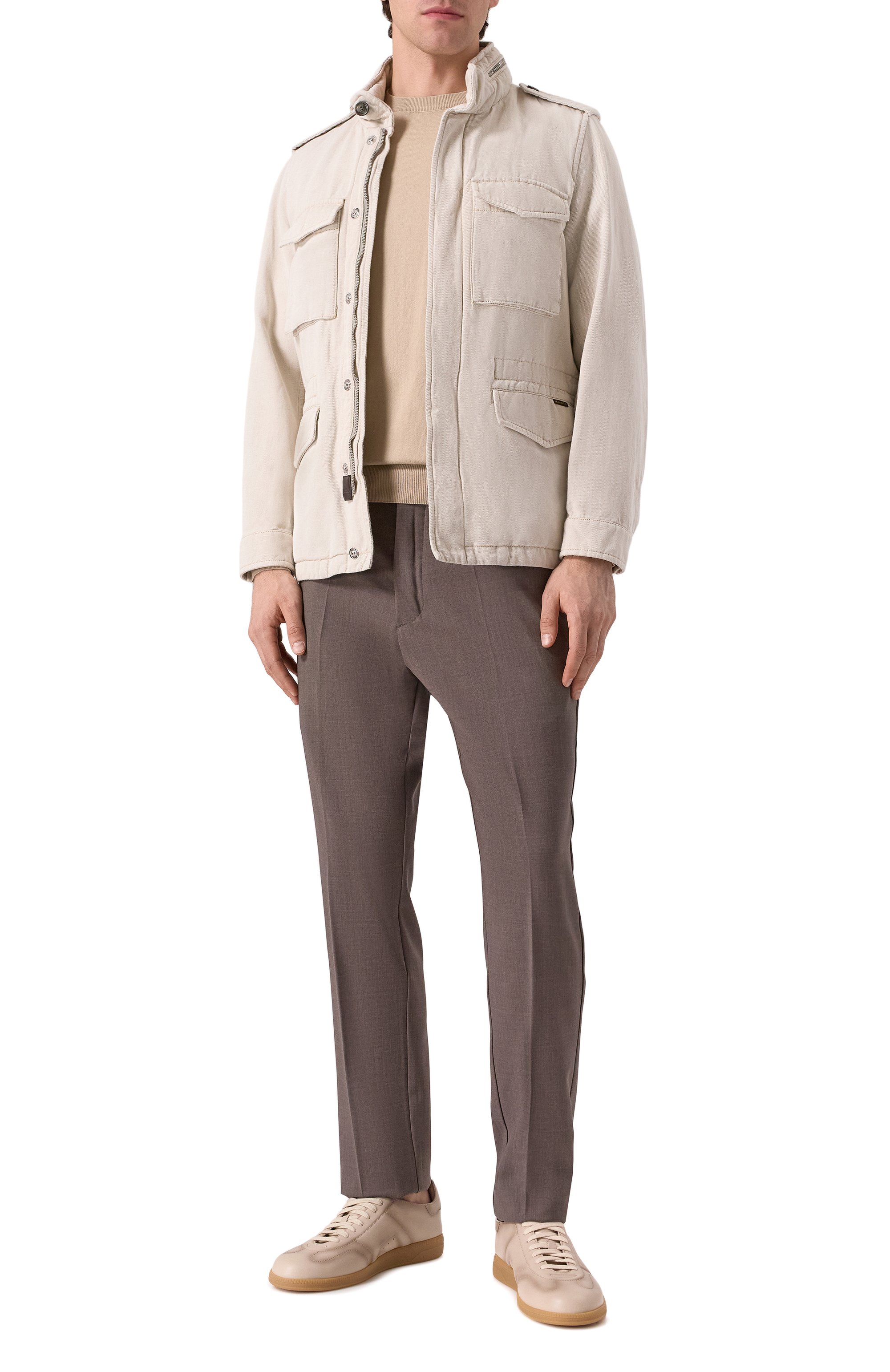 Куртка из хлопка и льна denver-25 MOORER, арт. DENVER-25, фото 2