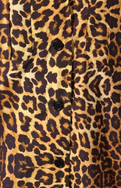 Хлопковое платье DRIES VAN NOTEN леопардового цвета по цене 64800 руб., арт. 201-11048-9006, фото 5 Хлопковое платье DRIES VAN NOTEN, арт. 201-11048-9006, фото 5