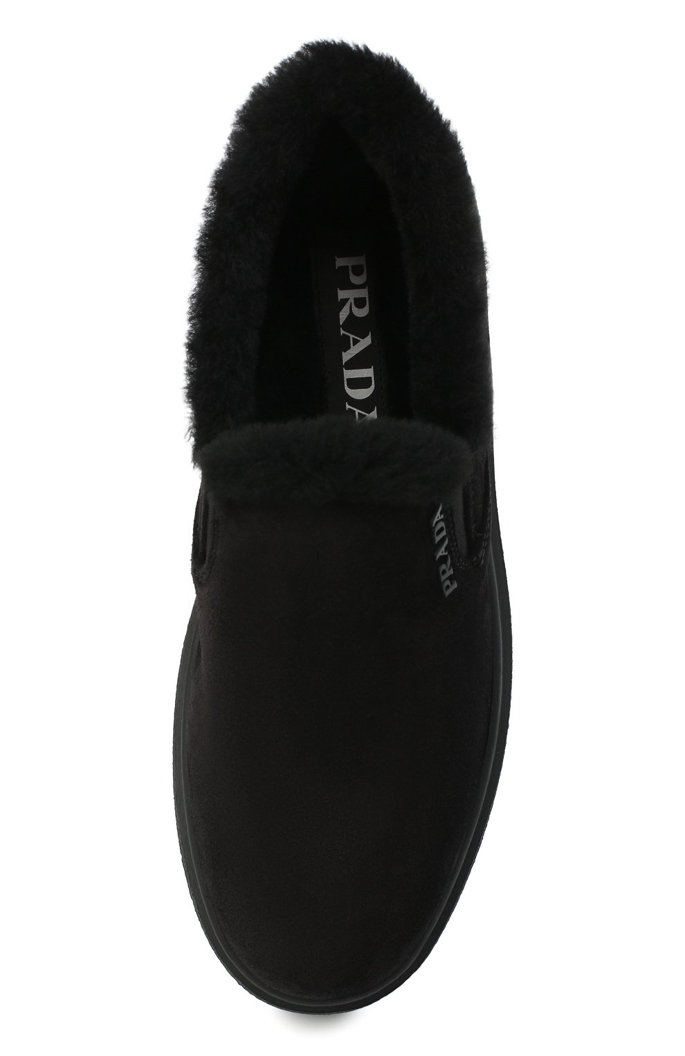 Замшевые слипоны PRADA, арт. 1S484M-JFT-F0002-ZF45, фото 4
