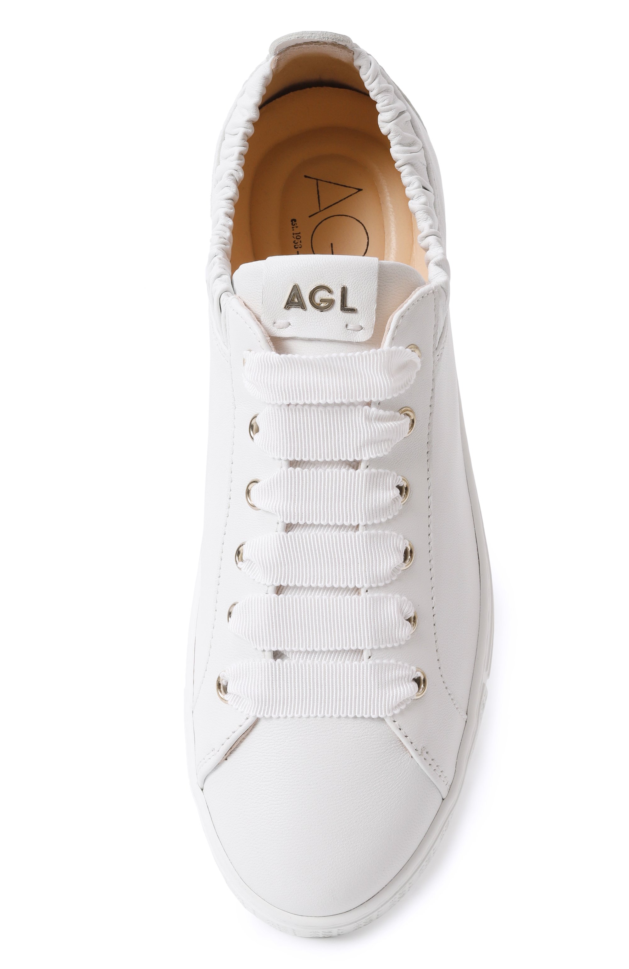 Кожаные кеды suzie AGL, арт. D936001PG/KT018, фото 6