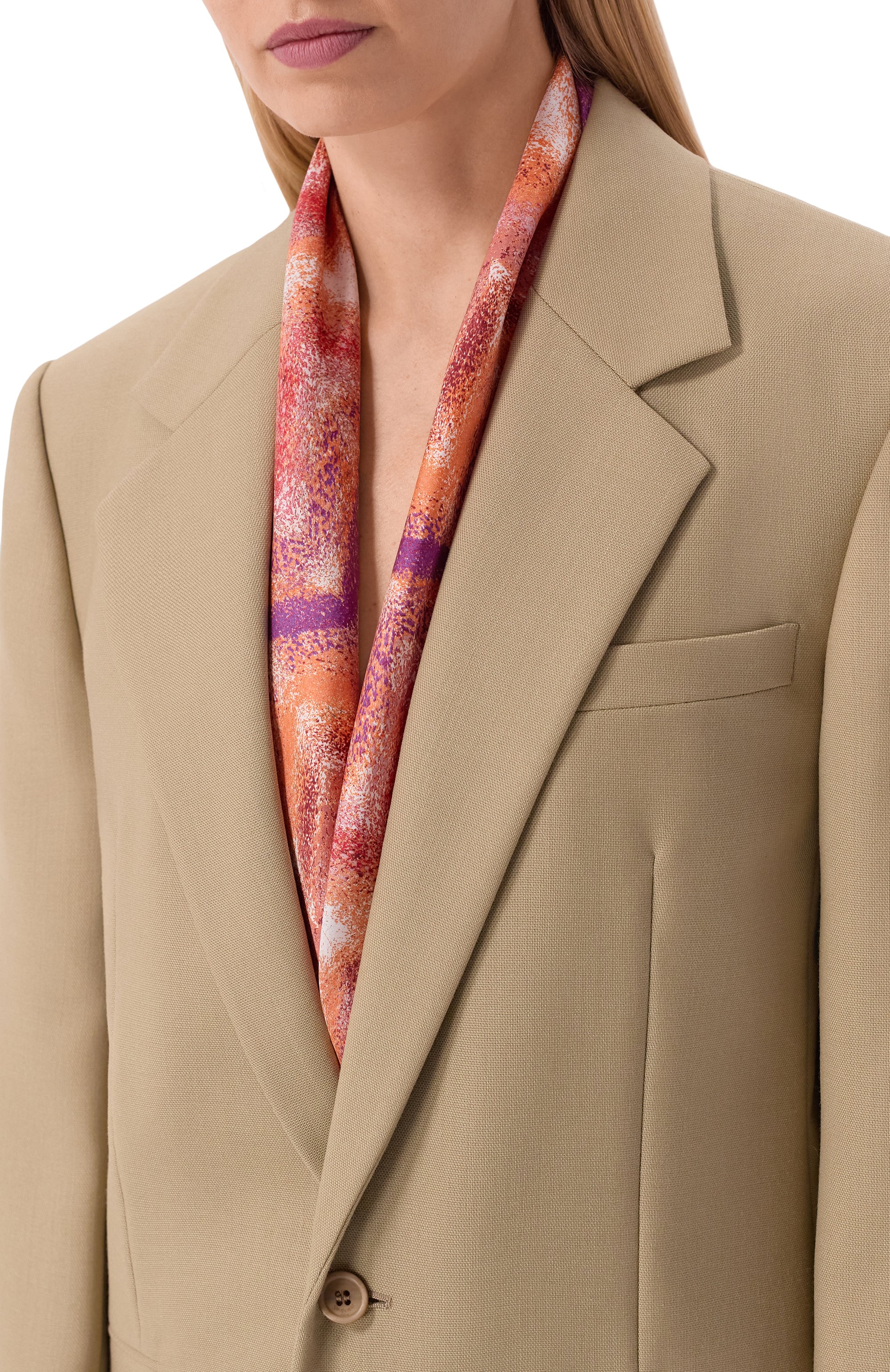 Шелковый платок MISSONI, арт. F041TWDA639, фото 2